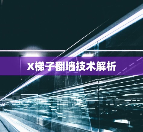 X梯子翻墙技术解析 X梯子翻墙技术解析