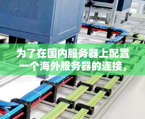 为了在国内服务器上配置一个海外服务器的连接，遵循以下步骤