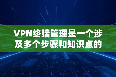 VPN终端管理是一个涉及多个步骤和知识点的过程，以下是对该过程的详细总结和操作指南