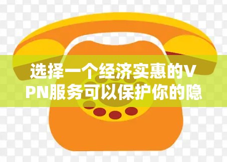 选择一个经济实惠的VPN服务可以保护你的隐私并提供安全性，但同时也要确保其合法性和可靠性。以下是一些性价比高的VPN服务建议