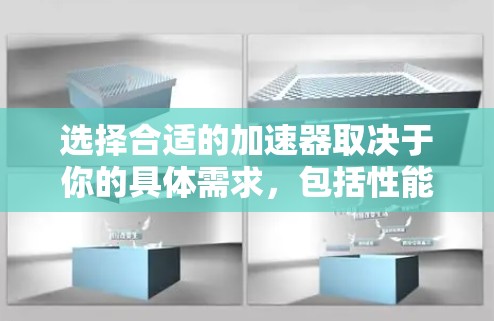 选择合适的加速器取决于你的具体需求，包括性能、预算、技术要求和支持等因素。以下是一些关键因素和建议，帮助你做出明智的选择