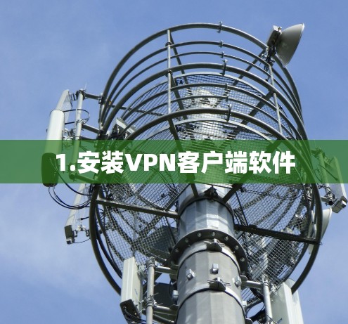 1.安装VPN客户端软件