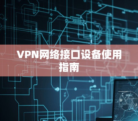 VPN网络接口设备使用指南