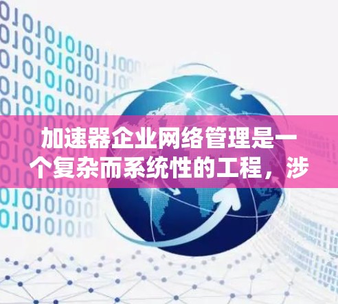 加速器企业网络管理是一个复杂而系统性的工程,涉及多个关键环节和考虑因素。以下是对加速器企业网络管理的详细分析和实施步骤 加速器企业网络管理是一个复杂而系统性的工程,涉及多个关键环节和考虑因素。以下是对加速器企业网络管理的详细分析和实施步骤