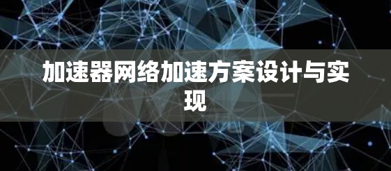 加速器网络加速方案设计与实现