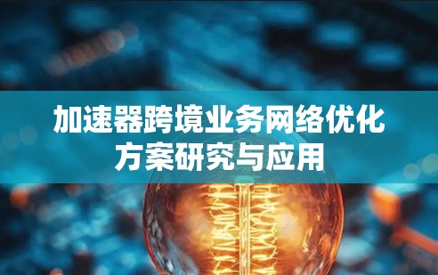 加速器跨境业务网络优化方案研究与应用