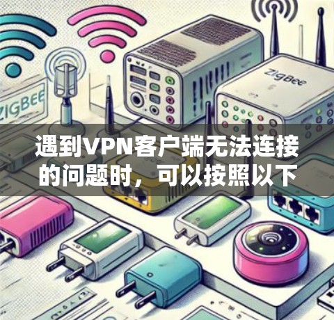 遇到VPN客户端无法连接的问题时，可以按照以下步骤进行排查和解决