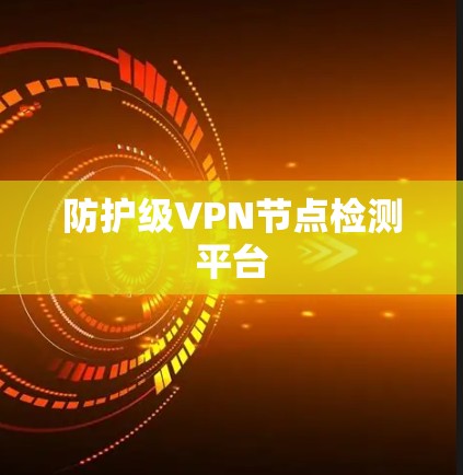 防护级VPN节点检测平台