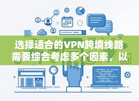 选择适合的VPN跨境线路需要综合考虑多个因素，以下是根据您的需求整理的分步指南