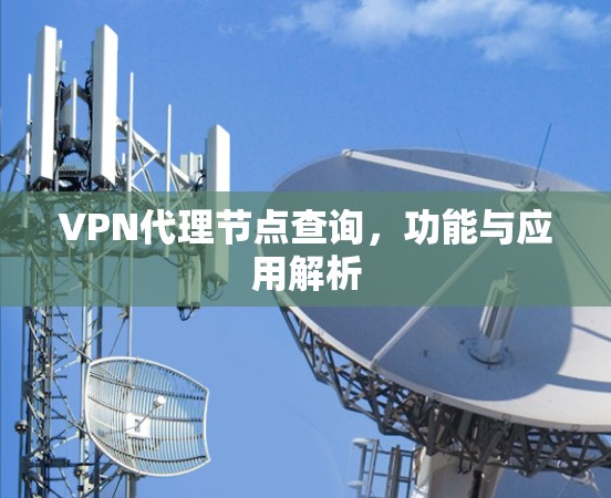 VPN代理节点查询，功能与应用解析