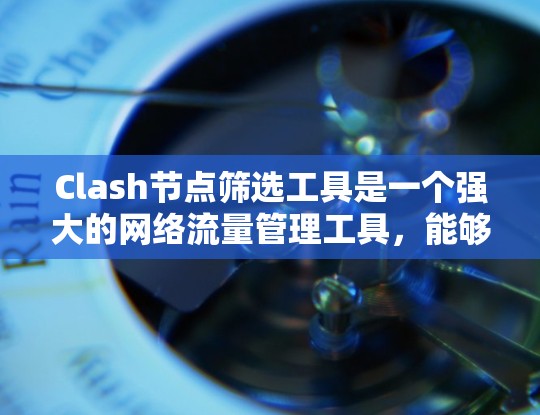 Clash节点筛选工具是一个强大的网络流量管理工具，能够帮助用户根据特定条件筛选和过滤网络流量。以下是使用Clash节点筛选工具的详细指南，分步骤说明如何进行筛选