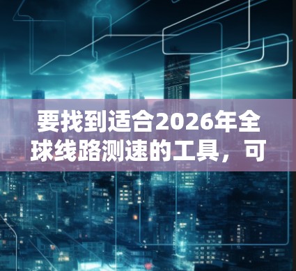 要找到适合2026年全球线路测速的工具，可以考虑以下几种方法和工具